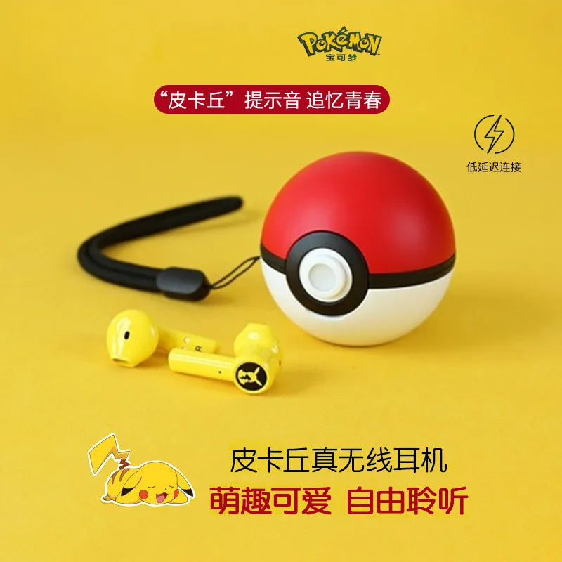 Fones de Ouvido Pikachu Pokémon sem Fio Bluetooth 5.0 - Bandai - encontrare