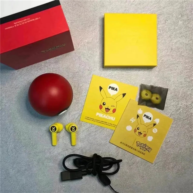 Fones de Ouvido Pikachu Pokémon sem Fio Bluetooth 5.0 - Bandai - encontrare